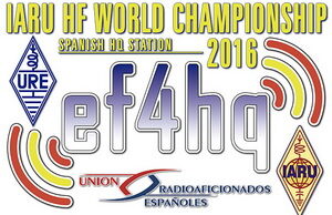 Camiseta oficial del HQ Español en el IARU HF World Championship 2016