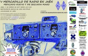 Estamos en el V mercadillo de radio en Jaén