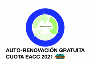 AUTO-RENOVACIÓN GRATUITA CUOTA EACC 2021